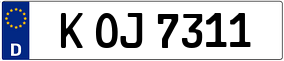 Truck License Plate